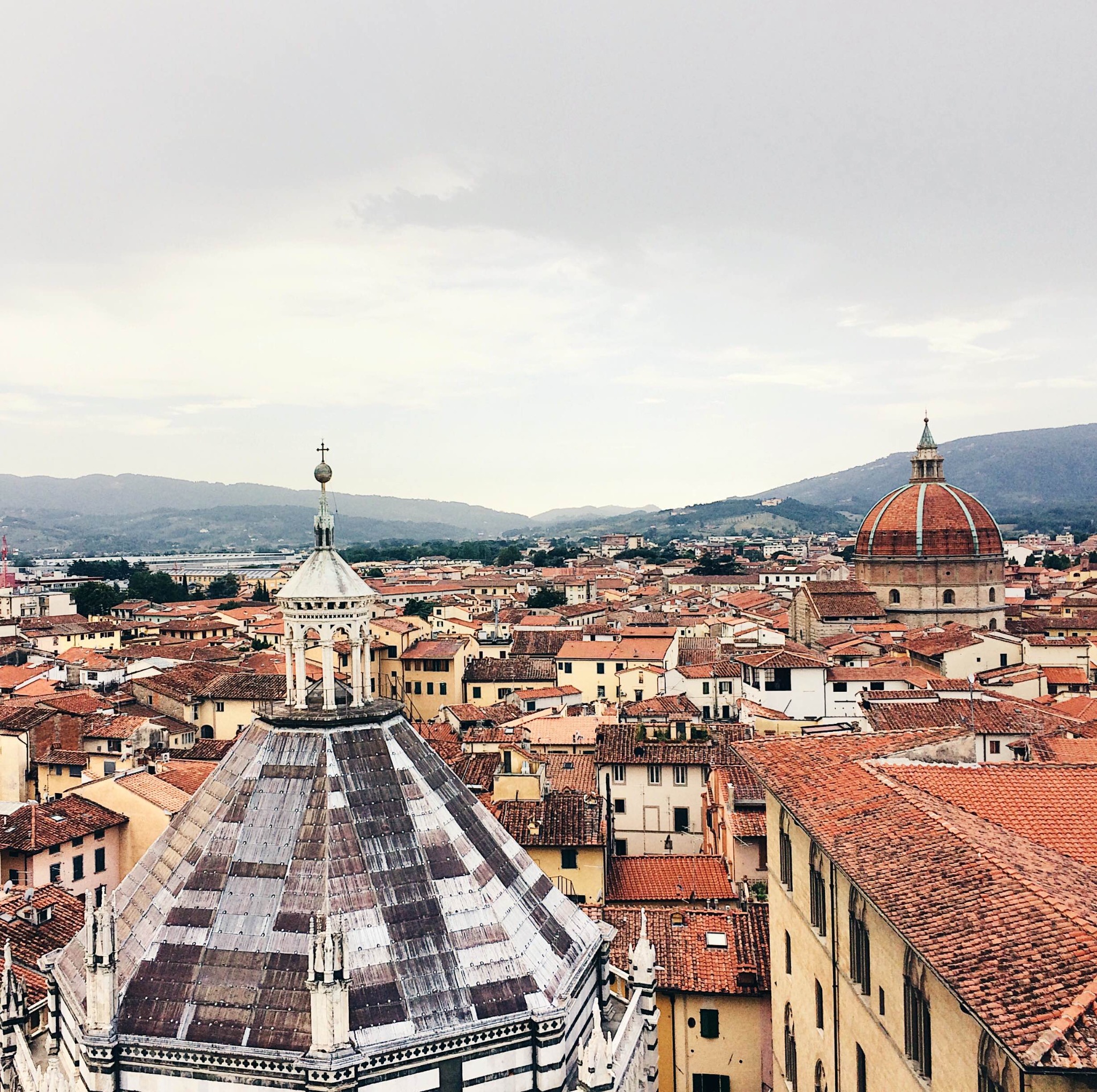 Veduta panoramica di Pistoia